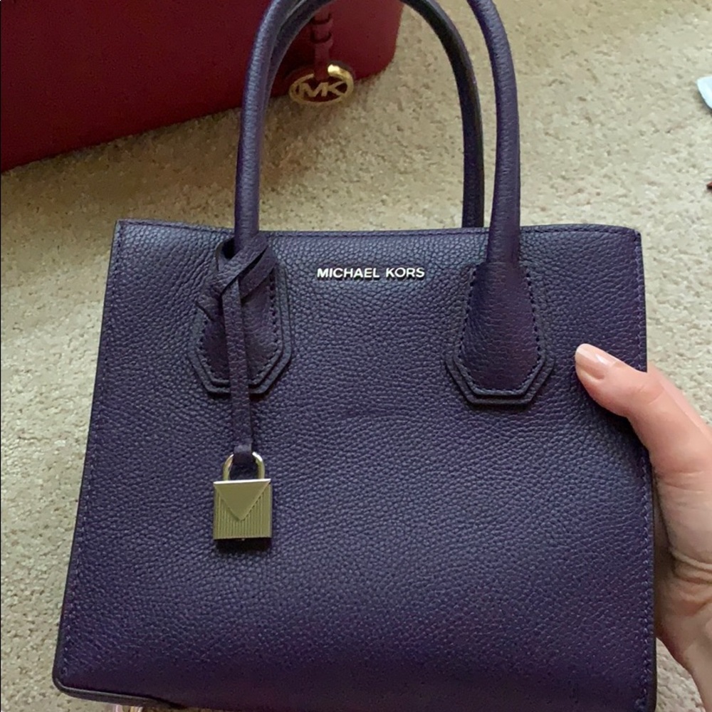 Purple Michael Kors small handbag